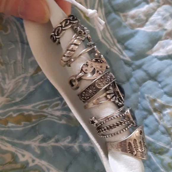 NWT Free People Stacking Ring Set - Picture 6 of 12